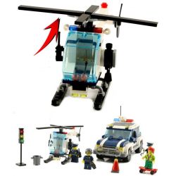 QMAN ENLIGHTEN KEEPPLEY 1117 non  CẢNH SÁT PHỐI HỢP TRUY BẮT TỘI PHẠM bộ đồ chơi xếp lắp ráp ghép mô hình City HIGHWAY PURSUIT Thành Phố 394 khối