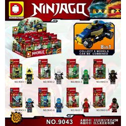 DUO LE PIN DLP9043 9043 non  PHANTOM NINJA. bộ đồ chơi xếp lắp ráp ghép mô hình The  Ninjago Movie Ninja Lốc Xoáy