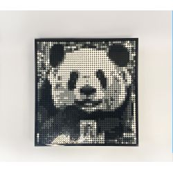 GOBRICKS GP01 non  NGHỆ THUẬT PIXEL VỚI KHẢ NĂNG VÔ HẠN bộ đồ chơi xếp lắp ráp ghép mô hình Art BRICK ART 2912 khối