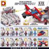 DUO LE PIN DLP9044 9044 non  NGƯỜI NHỆN 8 bộ đồ chơi xếp lắp ráp ghép mô hình Marvel Super Heroes Siêu Anh Hùng Marvel