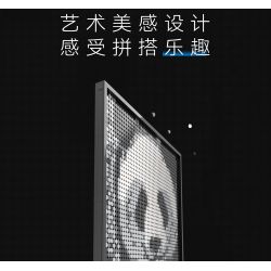 GOBRICKS GP01 non  NGHỆ THUẬT PIXEL VỚI KHẢ NĂNG VÔ HẠN bộ đồ chơi xếp lắp ráp ghép mô hình Art BRICK ART 2912 khối