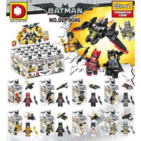DUO LE PIN DLP9046 9046 non  MÔ HÌNH BATMAN 8 bộ đồ chơi xếp lắp ráp ghép mô hình The  Batman Movie Người Dơi Bảo Vệ Gotham