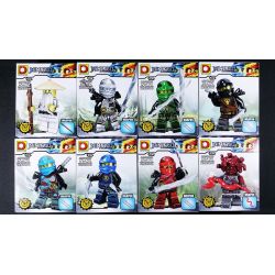 DUO LE PIN DLP DLP9048 9048 non  PHÙ HỢP VỚI CÁC KHỐI MINIFIGURE NINJA RỒNG HAI ĐẦU bộ đồ chơi xếp lắp ráp ghép mô hình The  Ninjago Movie 合体双头龙忍者人仔积木 Ninja Lốc Xoáy