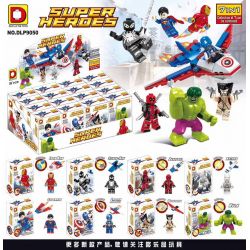 DUO LE PIN DLP DLP9050 9050 non  KHỐI CẤU HÌNH NHỎ LIÊN MINH HUYỀN THOẠI MỚI bộ đồ chơi xếp lắp ráp ghép mô hình Super Heroes 全新英雄联盟人仔积木 Siêu Nhân Anh Hùng