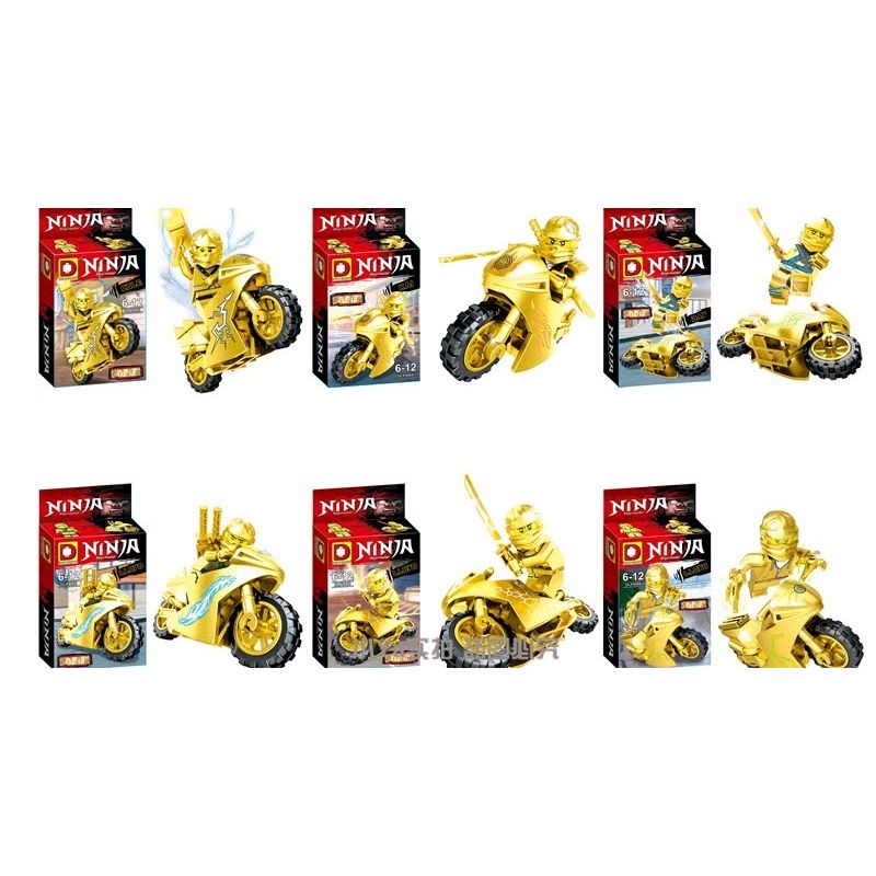 DUO LE PIN DLP9066 9066 non  NINJAGO GOLD EDITION 8 PHONG CÁCH bộ đồ chơi xếp lắp ráp ghép mô hình The  Ninjago Movie Ninja Lốc Xoáy