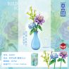 ZHEGAO 622007 non  TRÁI TIM MƠ HỒ bộ đồ chơi xếp lắp ráp ghép mô hình Flowers BOUGHT Hoa 257 khối