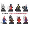 DUO LE PIN DLP9026 9026 non  NGƯỜI NHỆN 8 bộ đồ chơi xếp lắp ráp ghép mô hình Marvel Super Heroes Siêu Anh Hùng Marvel