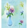 ZHEGAO 622007 non  TRÁI TIM MƠ HỒ bộ đồ chơi xếp lắp ráp ghép mô hình Flowers BOUGHT Hoa 257 khối