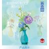 ZHEGAO 622007 non  TRÁI TIM MƠ HỒ bộ đồ chơi xếp lắp ráp ghép mô hình Flowers BOUGHT Hoa 257 khối