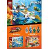 PRCK 61110 non  TIỀN THƯỞNG DƯỚI NƯỚC bộ đồ chơi xếp lắp ráp ghép mô hình The  Ninjago Movie Ninja Lốc Xoáy 611 khối