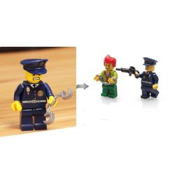 QMAN ENLIGHTEN KEEPPLEY 1117 non  CẢNH SÁT PHỐI HỢP TRUY BẮT TỘI PHẠM bộ đồ chơi xếp lắp ráp ghép mô hình City HIGHWAY PURSUIT Thành Phố 394 khối