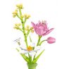 ZHEGAO 622006 non  NHỊP TIM LÃNG MẠN bộ đồ chơi xếp lắp ráp ghép mô hình Flowers BOUGHT Hoa 229 khối