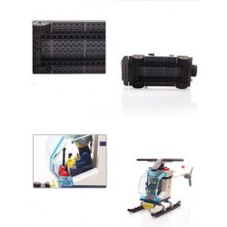 QMAN ENLIGHTEN KEEPPLEY 1117 non  CẢNH SÁT PHỐI HỢP TRUY BẮT TỘI PHẠM bộ đồ chơi xếp lắp ráp ghép mô hình City HIGHWAY PURSUIT Thành Phố 394 khối