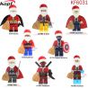 KOPF KF379 KF380 KF381 KF382 KF383 KF384 KF385 KF386 KF6031 6031 non  HÀNG TRĂM NGƯỜI 8 SIÊU ANH HÙNG GIÁNG SINH bộ đồ chơi xếp lắp ráp ghép mô hình Super Heroes Siêu Nhân Anh Hùng