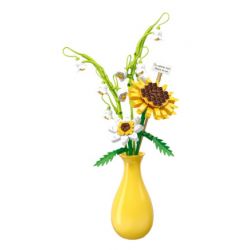 ZHEGAO 622005 non  TÂM TRẠNG TRÀN ĐẦY NĂNG LƯỢNG bộ đồ chơi xếp lắp ráp ghép mô hình Flowers BOUGHT Hoa 243 khối