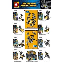DUO LE PIN DLP9063 9063 non  MÔ HÌNH BATMAN 8 bộ đồ chơi xếp lắp ráp ghép mô hình The  Batman Movie Người Dơi Bảo Vệ Gotham