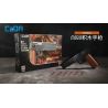 DOUBLEE CADA C81012 81012 non  SÚNG LỤC BÁN TỰ ĐỘNG KIRT M1911 45ACP bộ đồ chơi xếp lắp ráp ghép mô hình Gun 332 khối