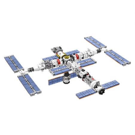 CAYI 3028 non  TRẠM VŨ TRỤ THIÊN CUNG bộ đồ chơi xếp lắp ráp ghép mô hình Space SPACE STATION Thám Hiểm Không Gian 1022 khối