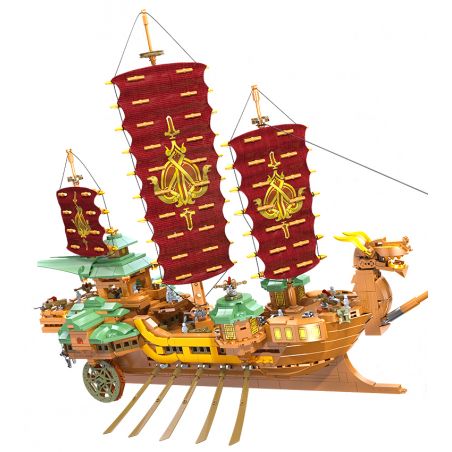 JIESTAR 58003 non  CON TÀU NGÔI SAO CHẾT bộ đồ chơi xếp lắp ráp ghép mô hình Creator Expert ALCOR SHIP Chuyên Gia Sáng Tạo 1396 khối