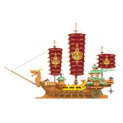 JIESTAR 58003 non  CON TÀU NGÔI SAO CHẾT bộ đồ chơi xếp lắp ráp ghép mô hình Creator Expert ALCOR SHIP Chuyên Gia Sáng Tạo 1396 khối