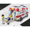 QMAN ENLIGHTEN KEEPPLEY 1118 non  XE CẤP CỨU NGƯỜI TAI NẠN MÔ TÔ bộ đồ chơi xếp lắp ráp ghép mô hình City EMERGENCY TREATMENT Thành Phố 328 khối