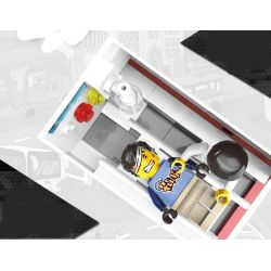 QMAN ENLIGHTEN KEEPPLEY 1118 non  XE CẤP CỨU NGƯỜI TAI NẠN MÔ TÔ bộ đồ chơi xếp lắp ráp ghép mô hình City EMERGENCY TREATMENT Thành Phố 328 khối