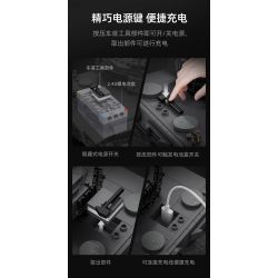 DOUBLEE CADA C61071 61071 non  TIGER TANK 1:35. tỷ lệ 1:35 bộ đồ chơi xếp lắp ráp ghép mô hình Military Army SD.KFZ. 181 TIGER TANK Quân Sự Bộ Đội 925 khối