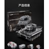 DOUBLEE CADA C61071 61071 non  TIGER TANK 1:35. tỷ lệ 1:35 bộ đồ chơi xếp lắp ráp ghép mô hình Military Army SD.KFZ. 181 TIGER TANK Quân Sự Bộ Đội 925 khối