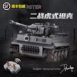 DOUBLEE CADA C61071 61071 non  TIGER TANK 1:35. tỷ lệ 1:35 bộ đồ chơi xếp lắp ráp ghép mô hình Military Army SD.KFZ. 181 TIGER TANK Quân Sự Bộ Đội 925 khối