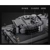 DOUBLEE CADA C61071 61071 non  TIGER TANK 1:35. tỷ lệ 1:35 bộ đồ chơi xếp lắp ráp ghép mô hình Military Army SD.KFZ. 181 TIGER TANK Quân Sự Bộ Đội 925 khối