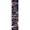 TA GAOLE T3025 3025 non  SIÊU XE MÀU TÍM LÙI bộ đồ chơi xếp lắp ráp ghép mô hình  SUPER RACING Kỹ Thuật Công Nghệ Cao Mô Hình Phương Tiện 595 khối