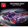 TA GAOLE T3025 3025 non  SIÊU XE MÀU TÍM LÙI bộ đồ chơi xếp lắp ráp ghép mô hình  SUPER RACING Kỹ Thuật Công Nghệ Cao Mô Hình Phương Tiện 595 khối