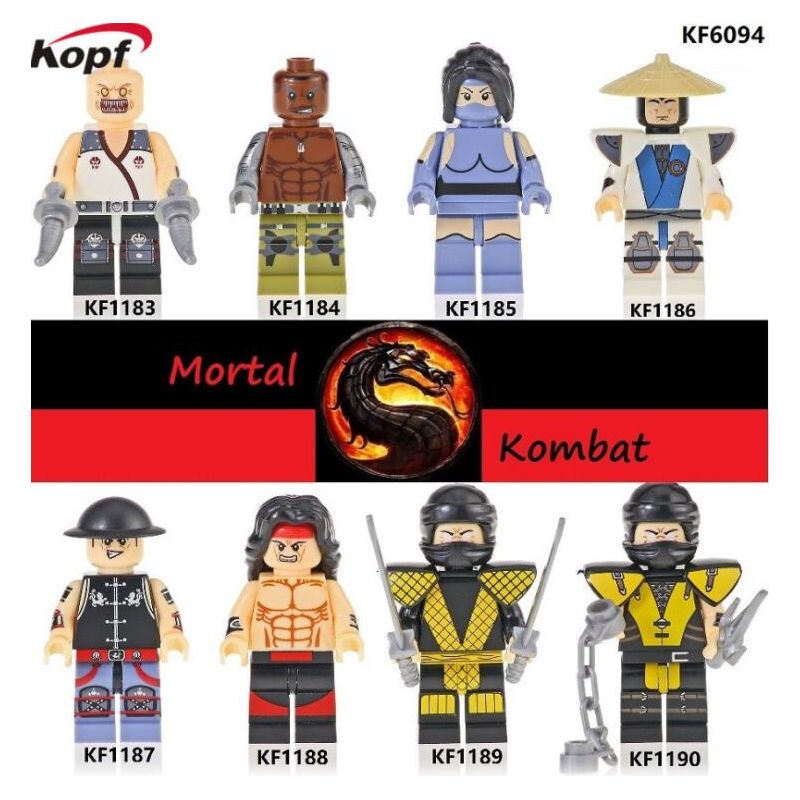 KOPF KF6094 6094 KF1183 1183 KF1184 1184 KF1185 1185 KF1186 1186 KF1187 1187 KF1188 1188 KF1189 1189 KF1190 1190 non  HÀNG TRĂM NGƯỜI 8 SỐNG bộ đồ chơi xếp lắp ráp ghép mô hình Movie & Game MORTAL KOMBAT Phim Và Trò Chơi