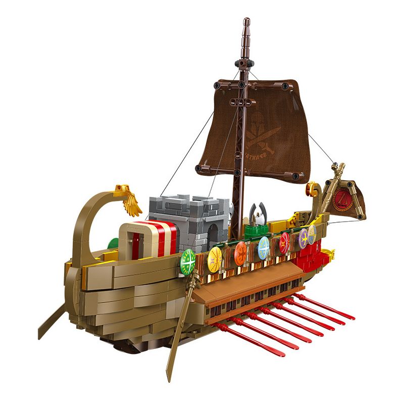 JIESTAR 58002 non  TÀU CHIẾN SPARTAN bộ đồ chơi xếp lắp ráp ghép mô hình Creator Expert SPARTAN SHIP Chuyên Gia Sáng Tạo 1033 khối