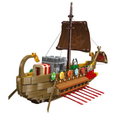 JIESTAR 58002 non  TÀU CHIẾN SPARTAN bộ đồ chơi xếp lắp ráp ghép mô hình Creator Expert SPARTAN SHIP Chuyên Gia Sáng Tạo 1033 khối