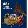 JIESTAR 58002 non  TÀU CHIẾN SPARTAN bộ đồ chơi xếp lắp ráp ghép mô hình Creator Expert SPARTAN SHIP Chuyên Gia Sáng Tạo 1033 khối