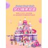GUDI 30004 non  LÂU ĐÀI KẸO TRONG MƠ bộ đồ chơi xếp lắp ráp ghép mô hình PRINCESS CANDY FANTASY CASTLE 976 khối