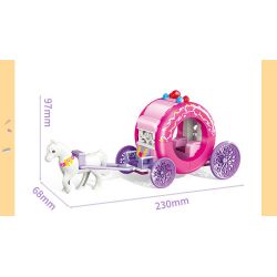 GUDI 30004 non  LÂU ĐÀI KẸO TRONG MƠ bộ đồ chơi xếp lắp ráp ghép mô hình PRINCESS CANDY FANTASY CASTLE 976 khối