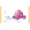 GUDI 30004 non  LÂU ĐÀI KẸO TRONG MƠ bộ đồ chơi xếp lắp ráp ghép mô hình PRINCESS CANDY FANTASY CASTLE 976 khối