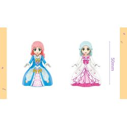 GUDI 30004 non  LÂU ĐÀI KẸO TRONG MƠ bộ đồ chơi xếp lắp ráp ghép mô hình PRINCESS CANDY FANTASY CASTLE 976 khối