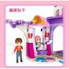 GUDI 30004 non  LÂU ĐÀI KẸO TRONG MƠ bộ đồ chơi xếp lắp ráp ghép mô hình PRINCESS CANDY FANTASY CASTLE 976 khối