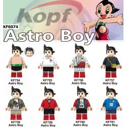 KOPF KF6074 6074 KF754 KF755 KF756 KF757 KF758 KF759 KF760 KF761 non  HÀNG TRĂM NGƯỜI 8 IRON ARM ASTRO bộ đồ chơi xếp lắp ráp ghép mô hình Movie & Game ASTRO BOY Phim Và Trò Chơi