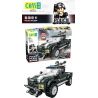 CAYI 1573 non  CẢNH SÁT ĐÓN bộ đồ chơi xếp lắp ráp ghép mô hình Swat Special Force POLICE PICKUP Đặc Nhiệm 190 khối