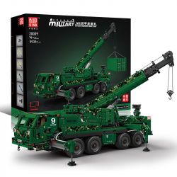 MouldKing 20009 Mould King 20009 non  XE THU HỒI BỌC THÉP bộ đồ chơi xếp lắp ráp ghép mô hình  ARMORED RECOVERY CRANE G-BKF Kỹ Thuật Công Nghệ Cao Mô Hình Phương Tiện 5539 khối