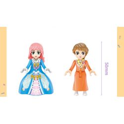 GUDI 30002 non  XE SỮA LẮC HOÀNG GIA bộ đồ chơi xếp lắp ráp ghép mô hình PRINCESS CANDY ROYAL MILKSHAKE CARRIAGE 326 khối