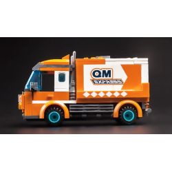 QMAN ENLIGHTEN KEEPPLEY 1119 non  Ô TÔ CHUYỂN PHÁT NHANH bộ đồ chơi xếp lắp ráp ghép mô hình City ENLIGHTEN EXPRESS Thành Phố 337 khối