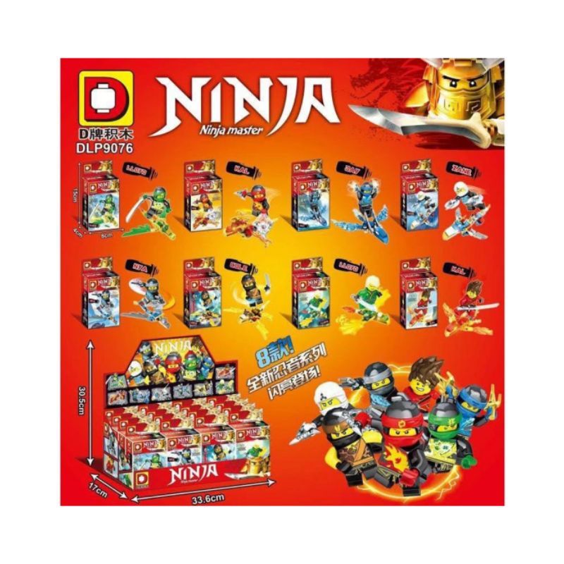 DUO LE PIN DLP9076 9076 non  PHANTOM NINJA. bộ đồ chơi xếp lắp ráp ghép mô hình The  Ninjago Movie Ninja Lốc Xoáy