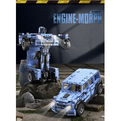 FORANGE FC9120 9120 non  ĐIỀU KHIỂN TỪ XA BIẾN HÌNH XE ĐỊA MÀU VÀNG bộ đồ chơi xếp lắp ráp ghép mô hình  Kỹ Thuật Công Nghệ Cao Mô Hình Phương Tiện 1010 khối