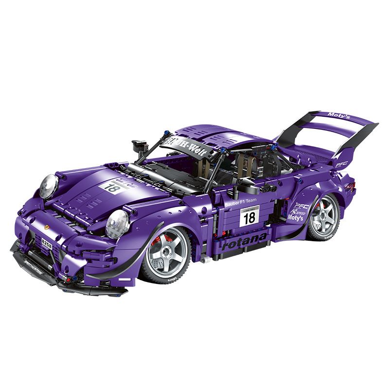 EXTRAORDINARY F10003 10003 non  CƠN BÃO TÍM 993 tỷ lệ 1:10 bộ đồ chơi xếp lắp ráp ghép mô hình  PURPLE STORM ROTANA Kỹ Thuật Công Nghệ Cao Mô Hình Phương Tiện 2088 khối