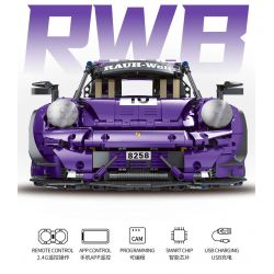 EXTRAORDINARY F10003 10003 non  CƠN BÃO TÍM 993 tỷ lệ 1:10 bộ đồ chơi xếp lắp ráp ghép mô hình  PURPLE STORM ROTANA Kỹ Thuật Công Nghệ Cao Mô Hình Phương Tiện 2088 khối